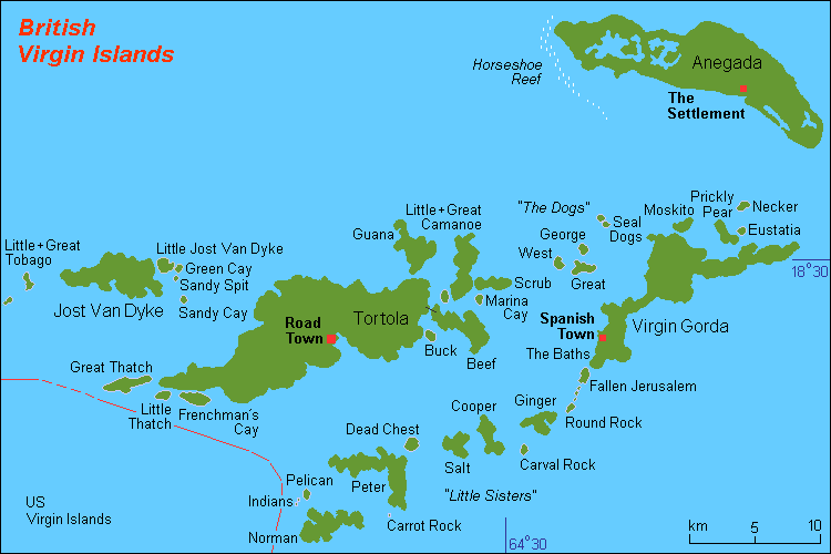 British Virgin Island Tourist Destinations